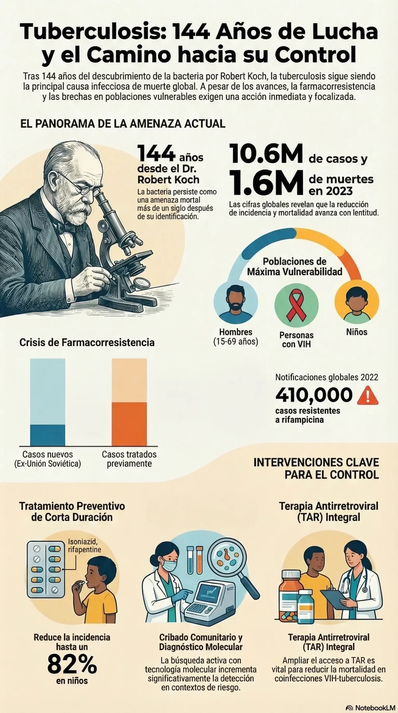 Infografía sobre la tuberculosis